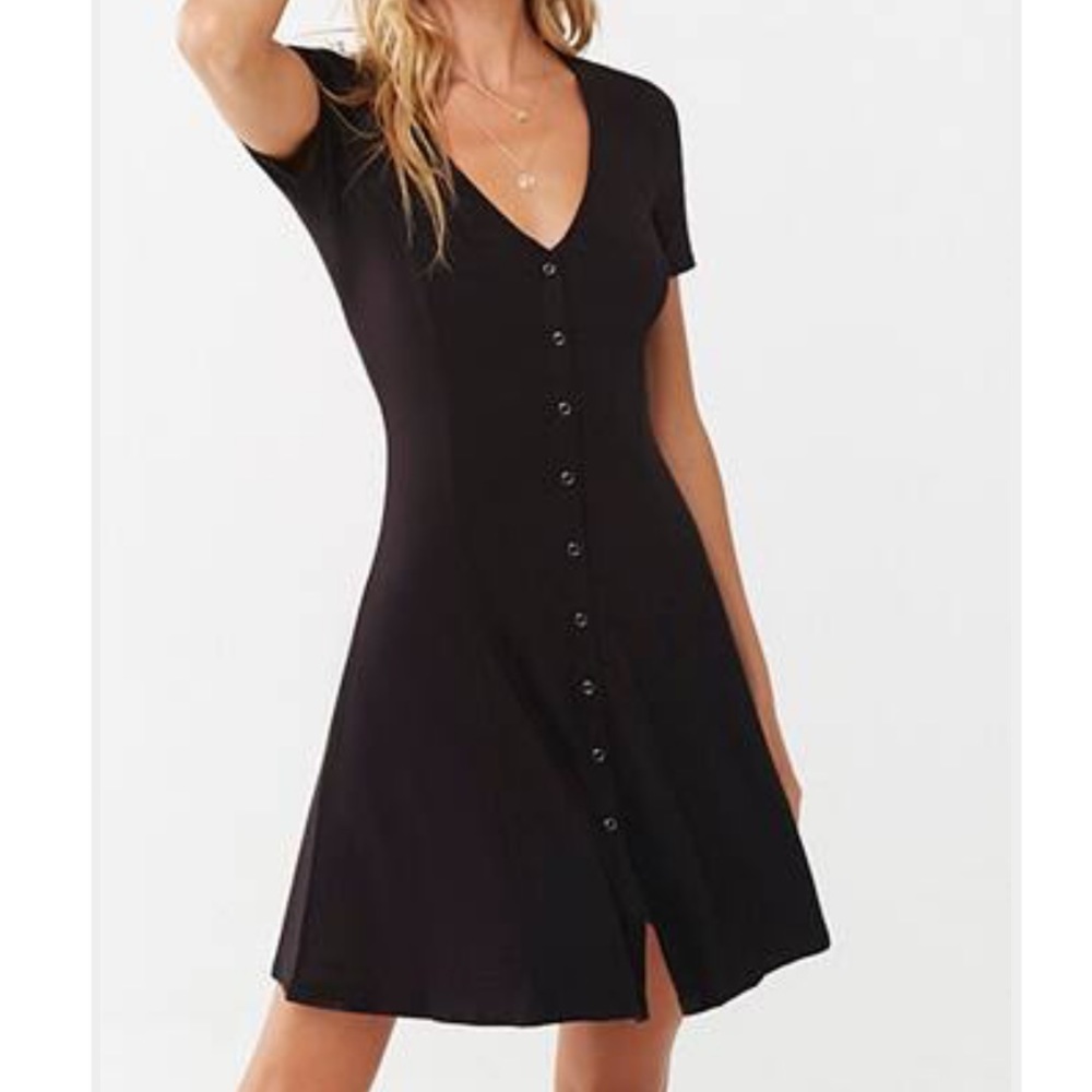 BRAND NEW Button Front Fit & Flare Knit Dress